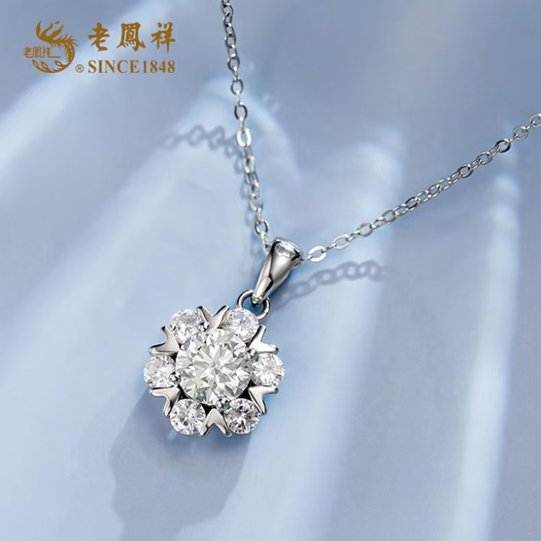 S925银<璀璨星耀>经典雪花项链