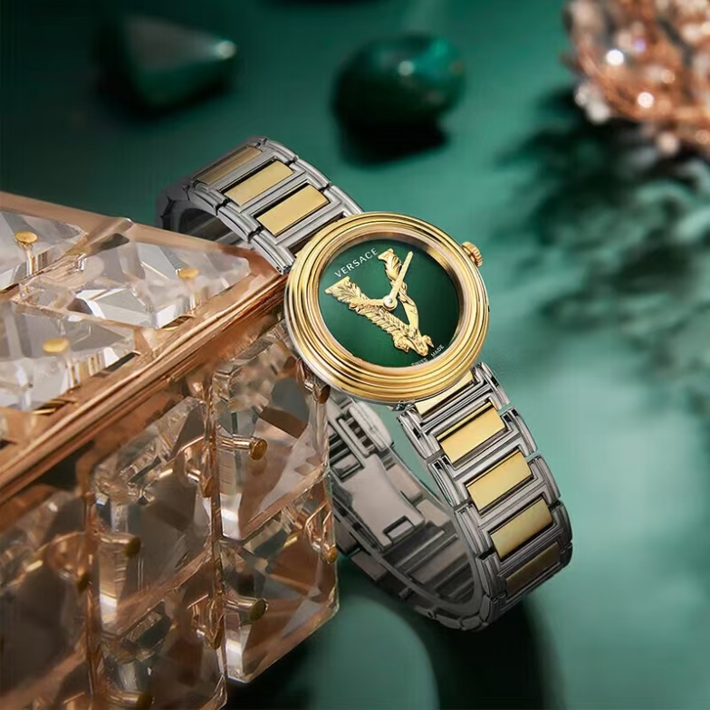 范思哲瑞士手表 小绿表 石英女表表套